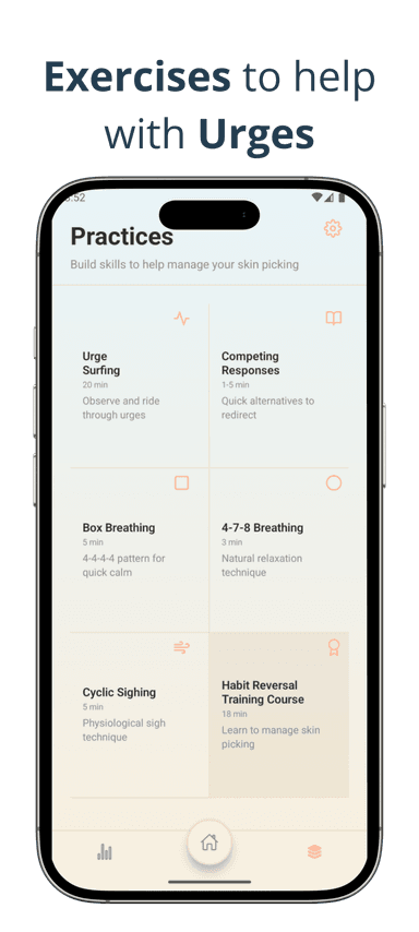 SkinAware Urge Management Practices
