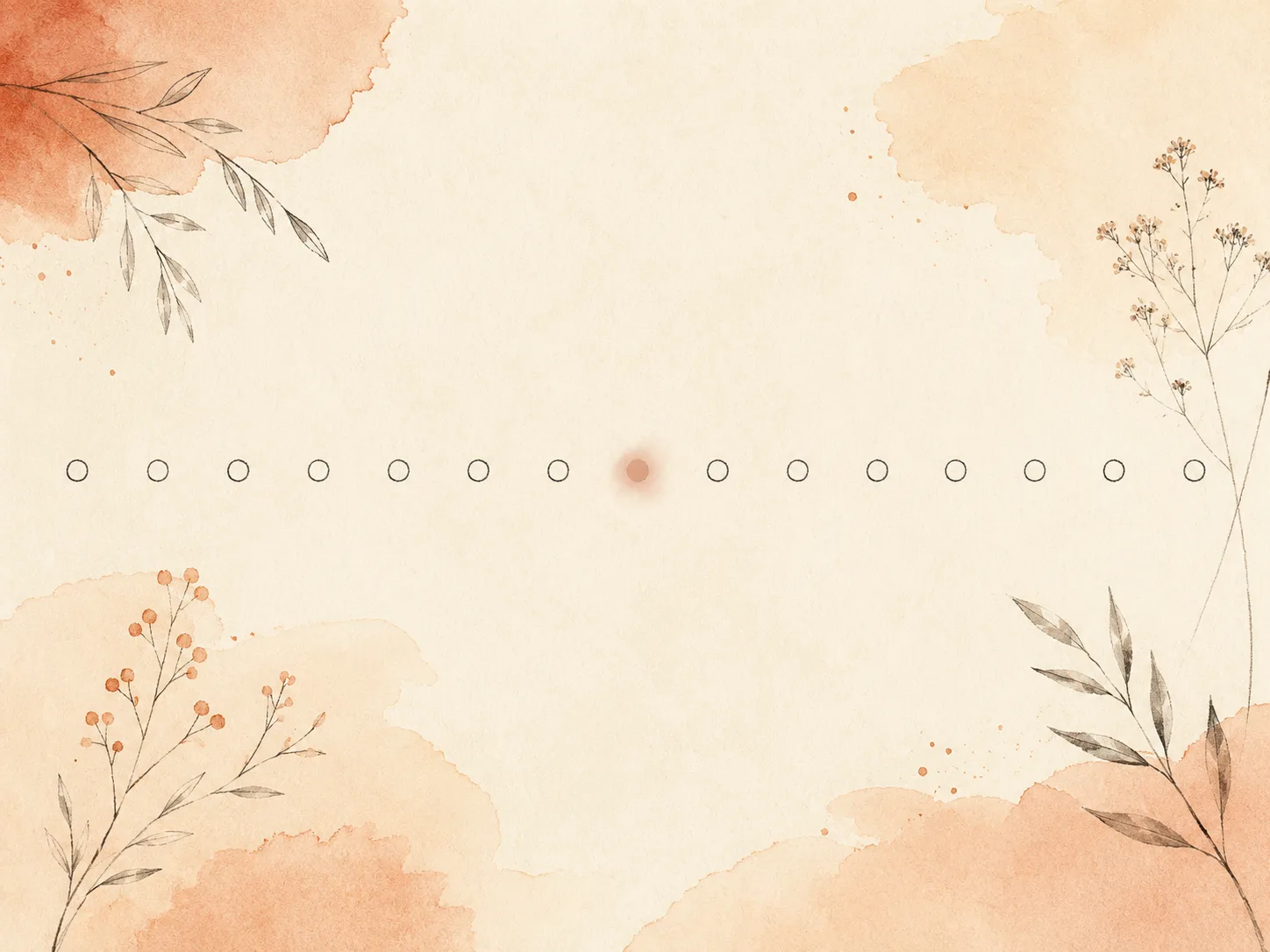 A row of small calendar marks with one smudged and the rest of the row continuing past it unbroken, showing that a slip does not end progress